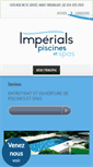 Mobile Screenshot of imperialspiscinesetspas.com